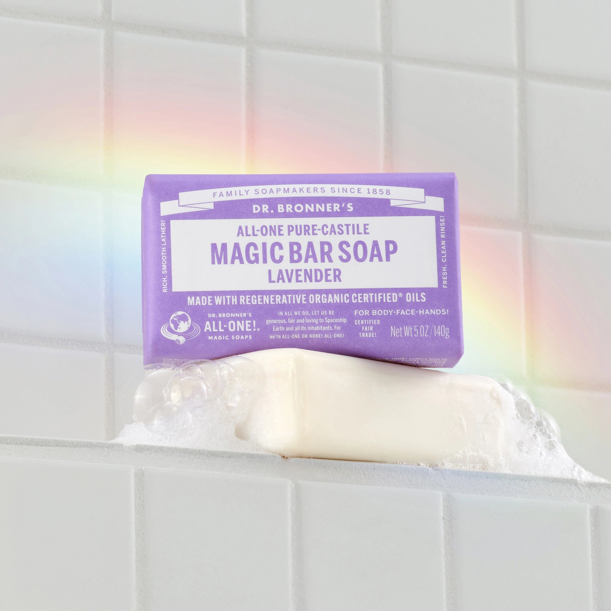 Alternative view of Lavender - Pure-Castile Magic Bar Soap