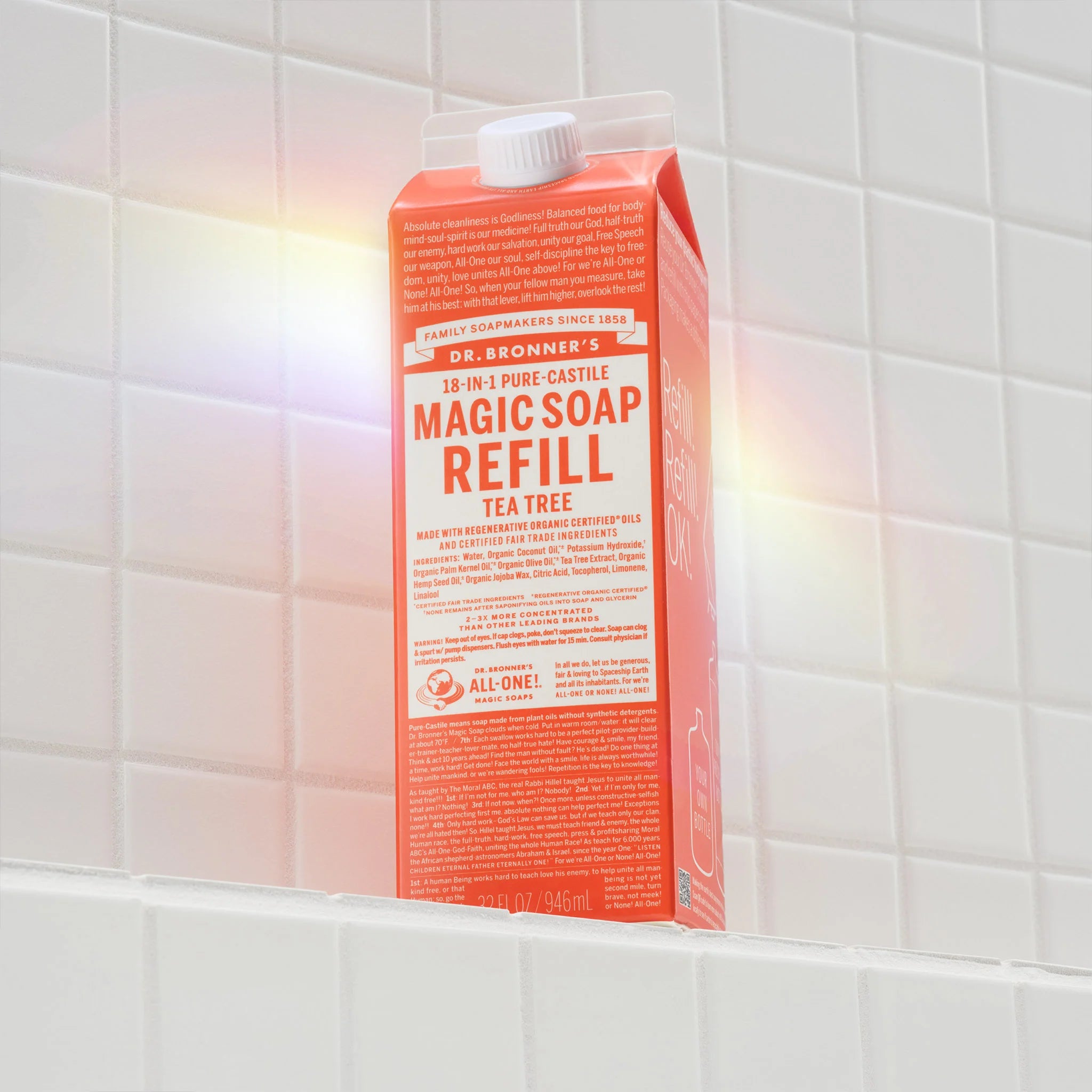 Alternative view of Tea Tree - Pure-Castile Magic Soap Refill
